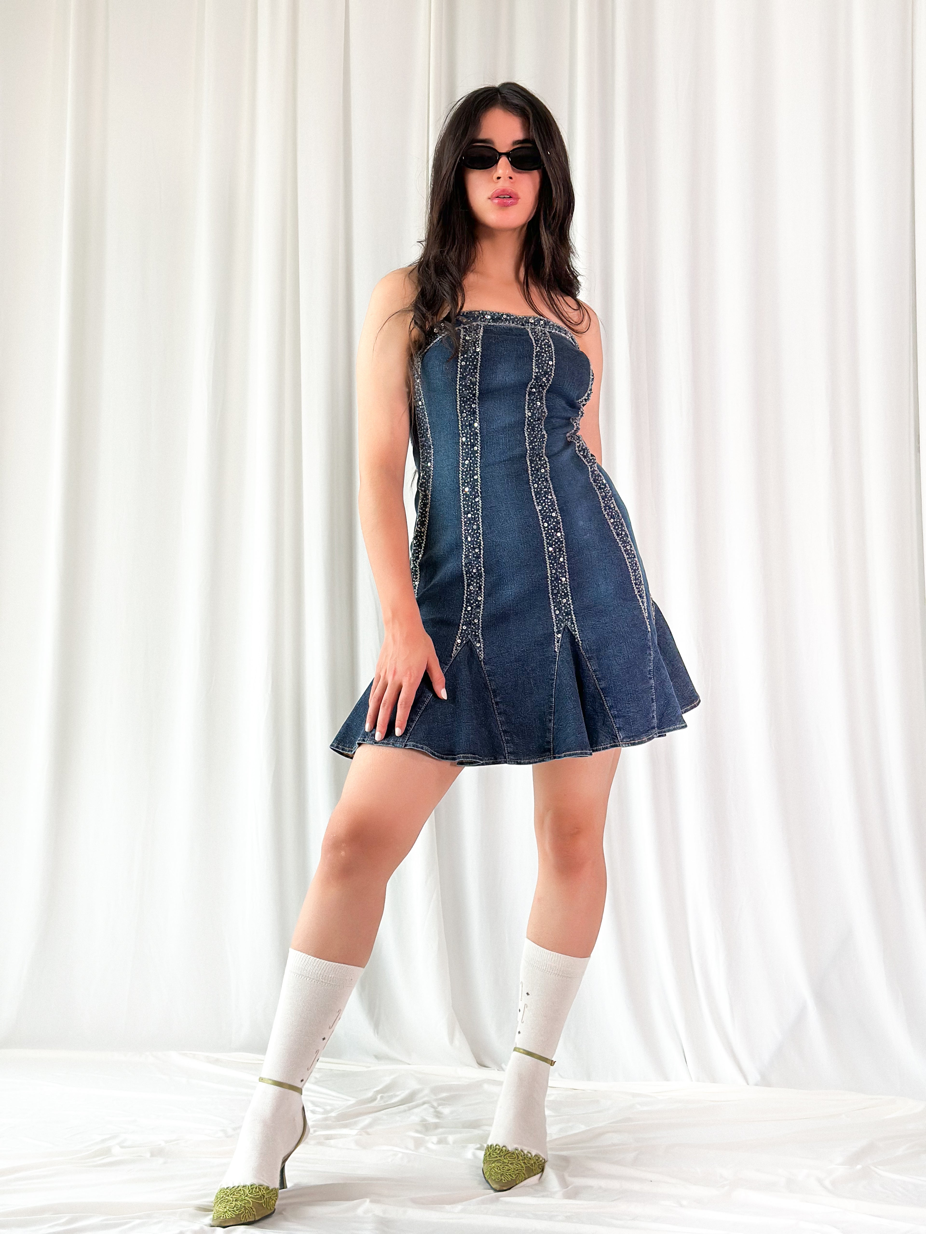 Y2K Denim Dress [38]