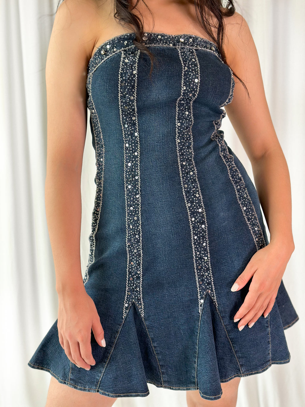 Y2K Denim Dress [38]