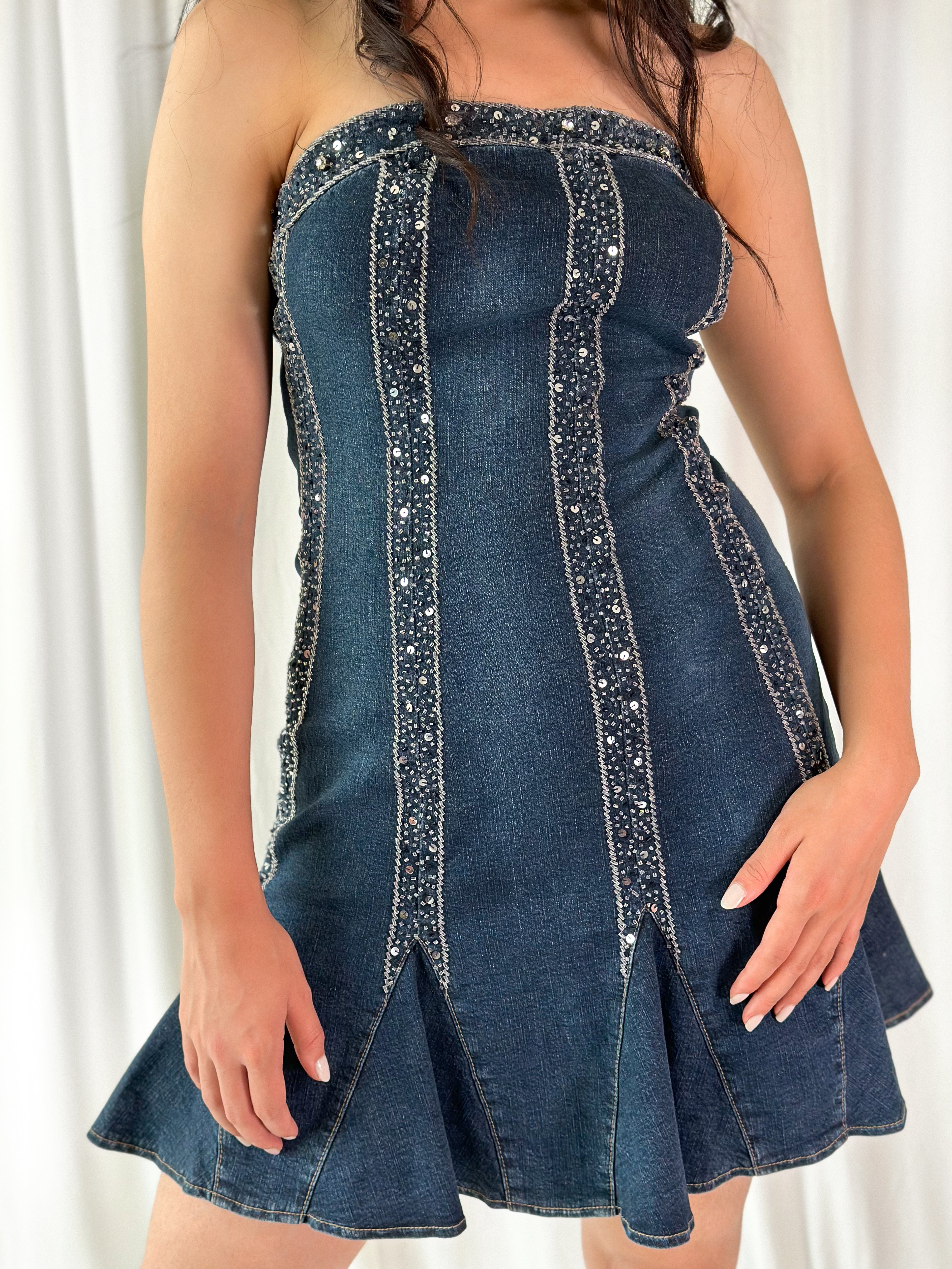 Y2K Denim Dress [38]