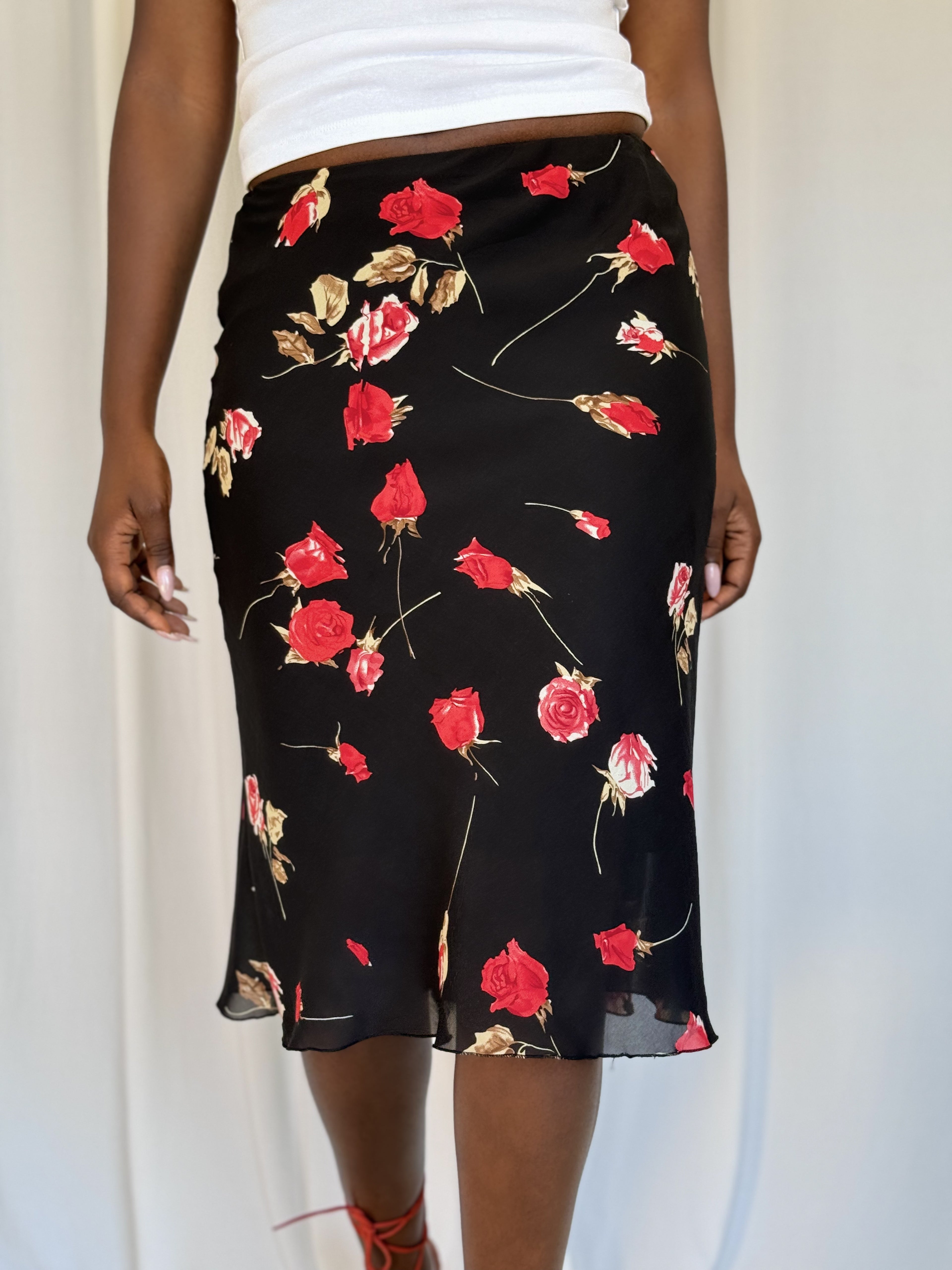 Mid Rose Vintage Skirt [36]