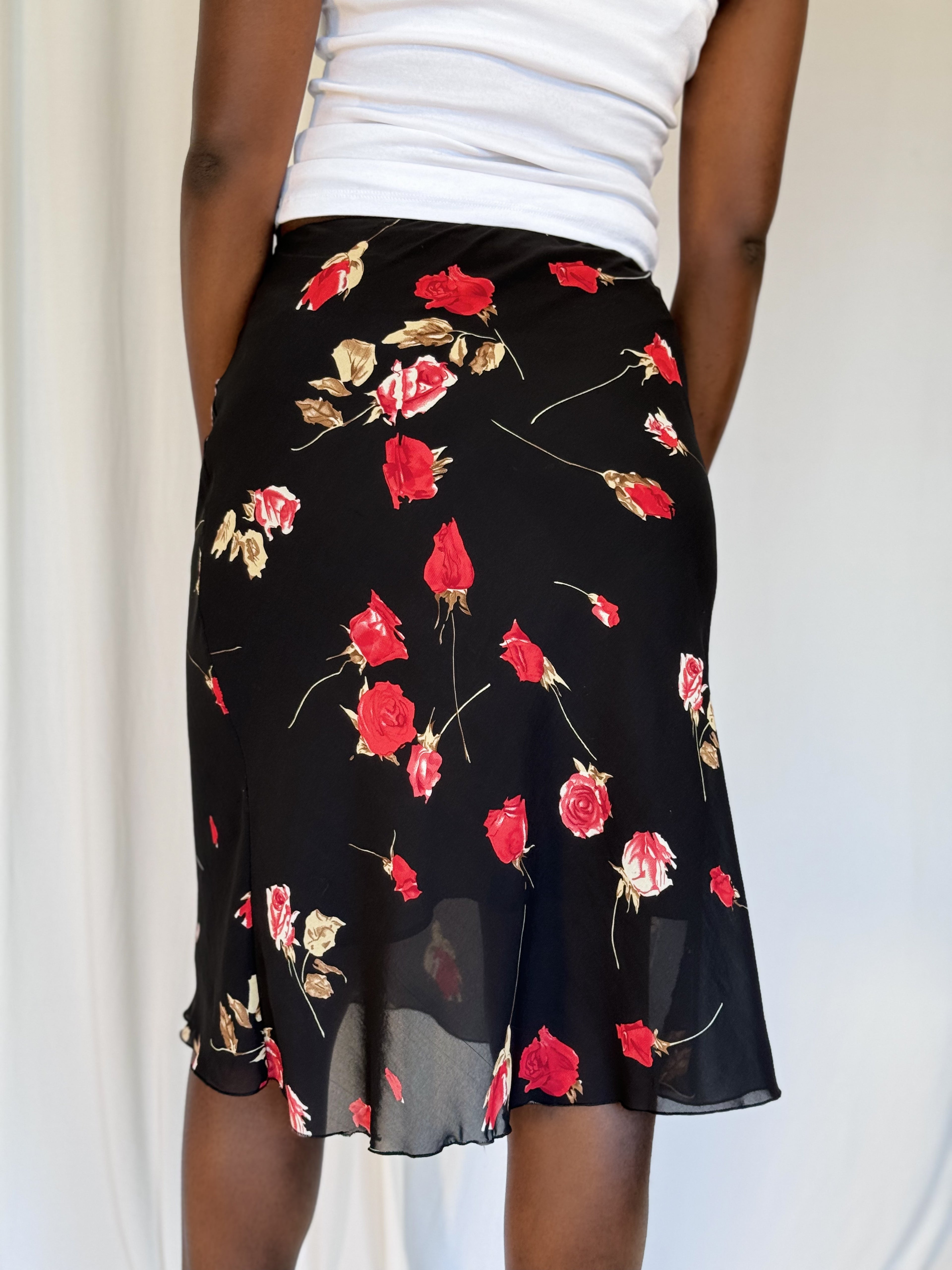 Mid Rose Vintage Skirt [36]