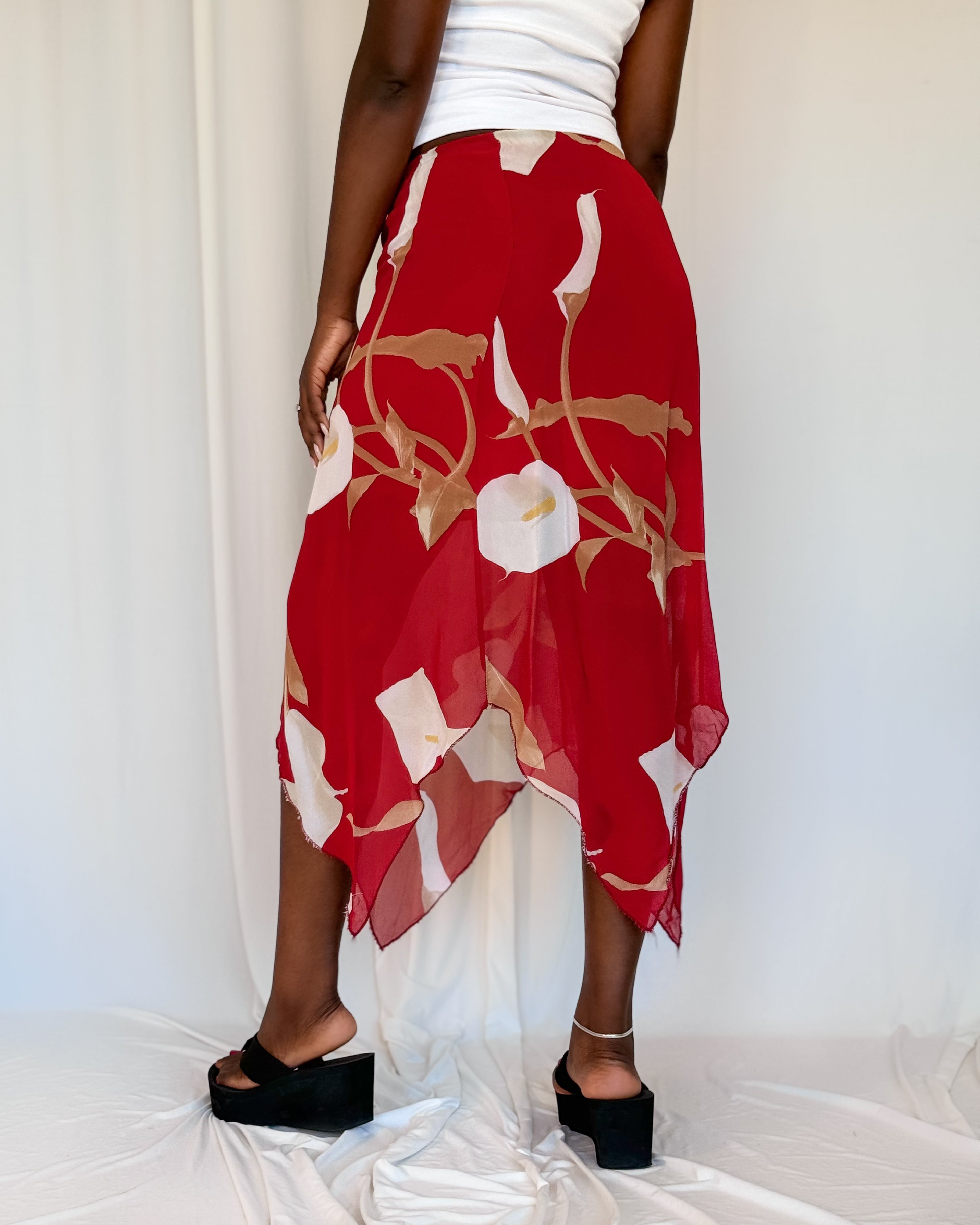 Asymmetric Tulip skirt [36]
