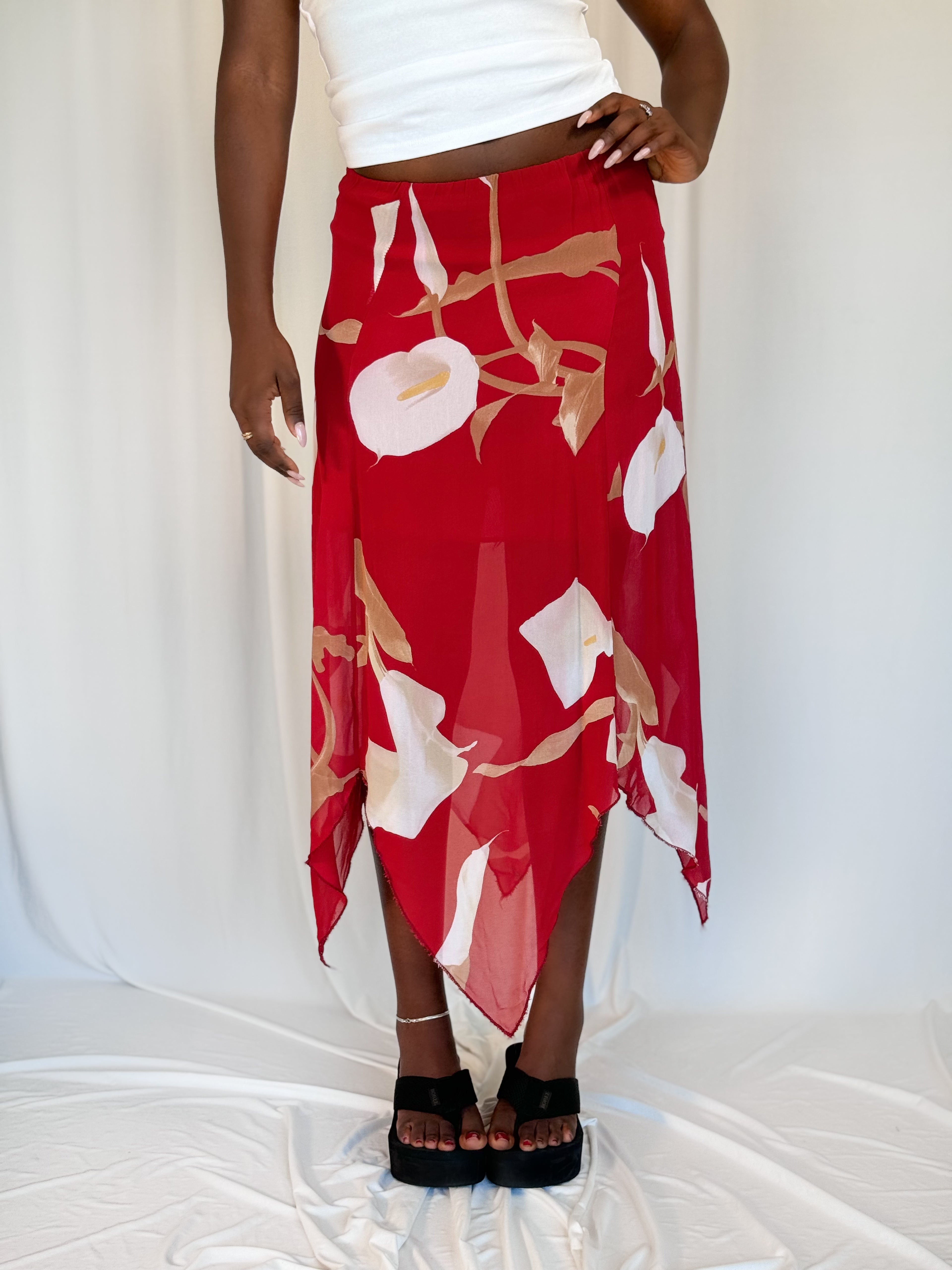 Asymmetric Tulip skirt [36]