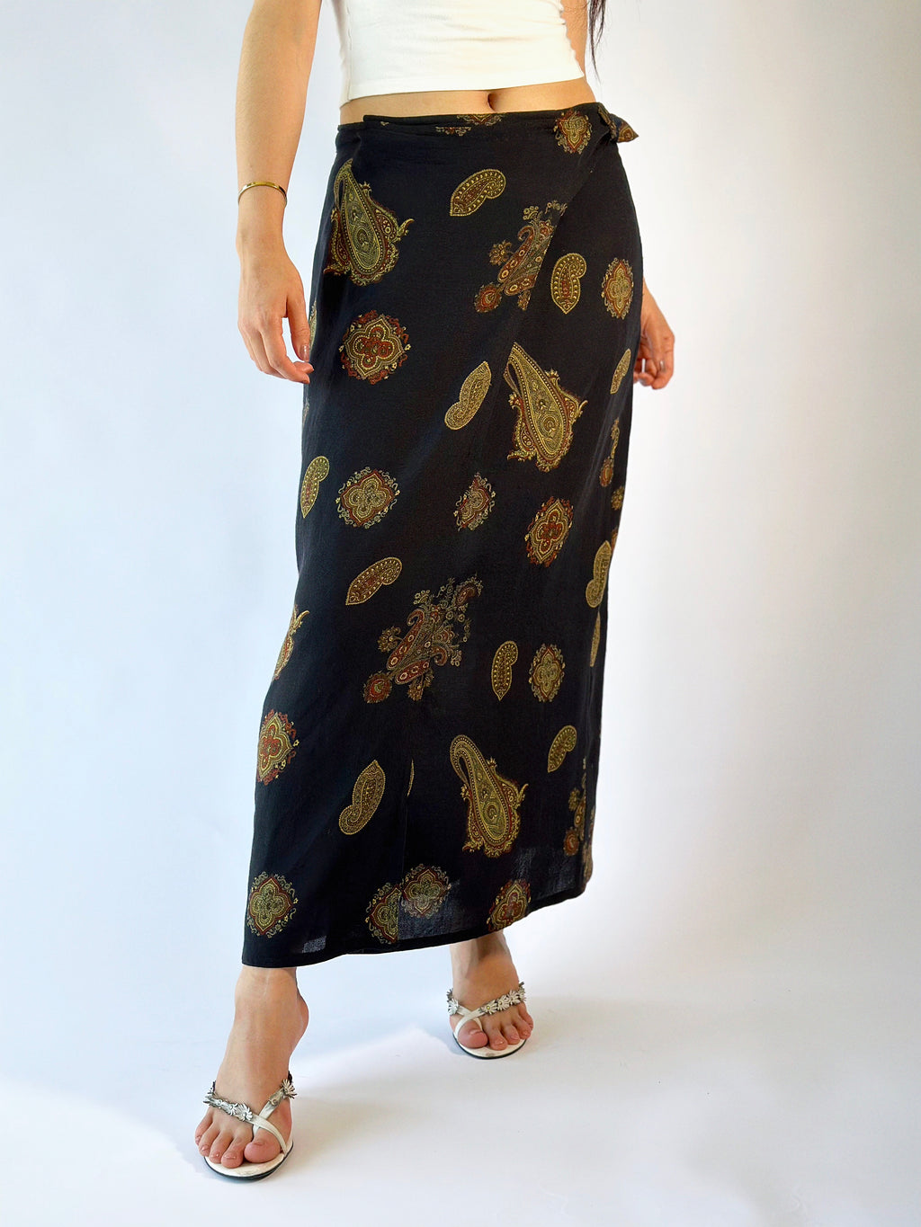 Wrap Long Skirt [M]