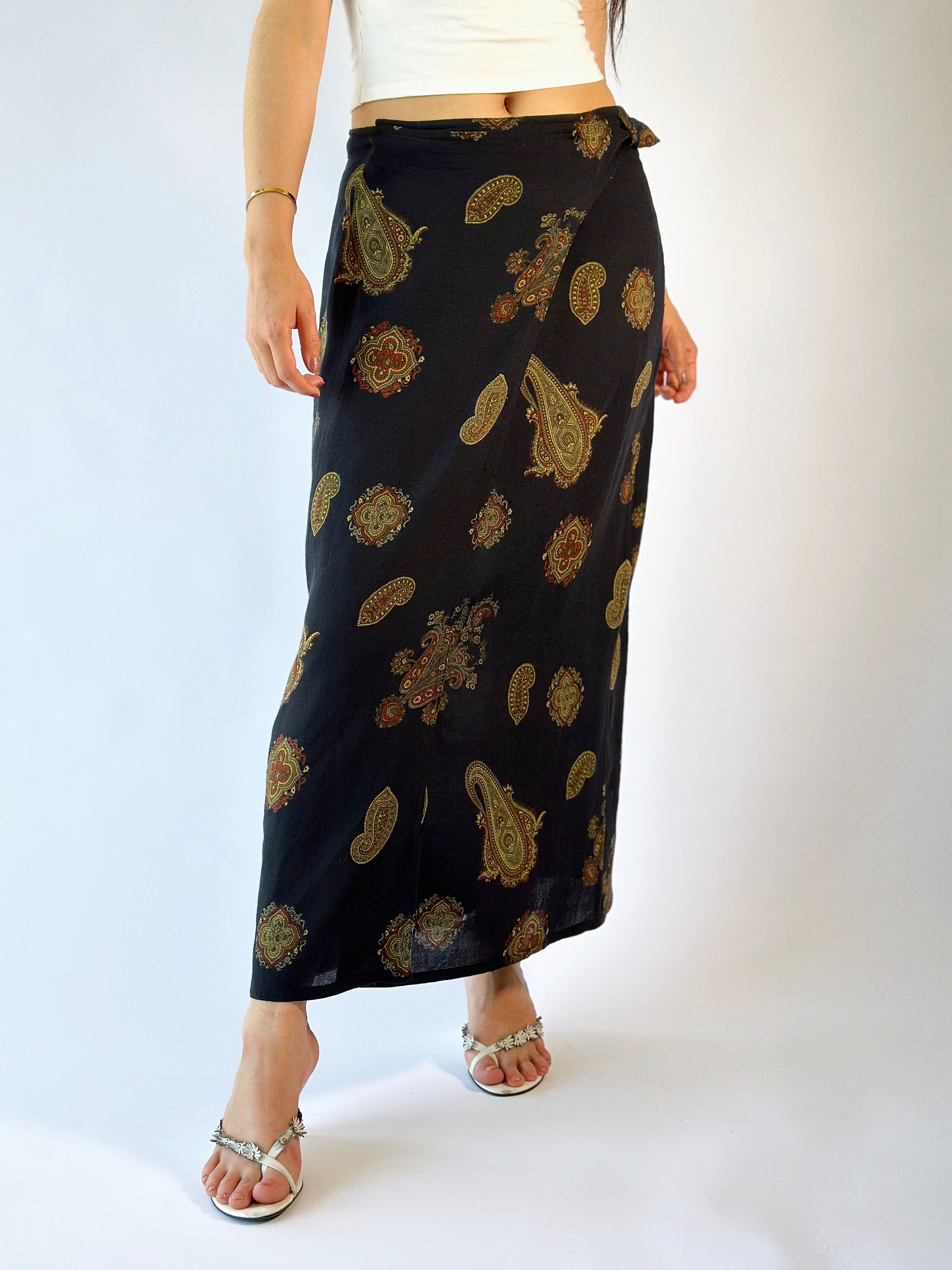 Wrap Long Skirt [M]