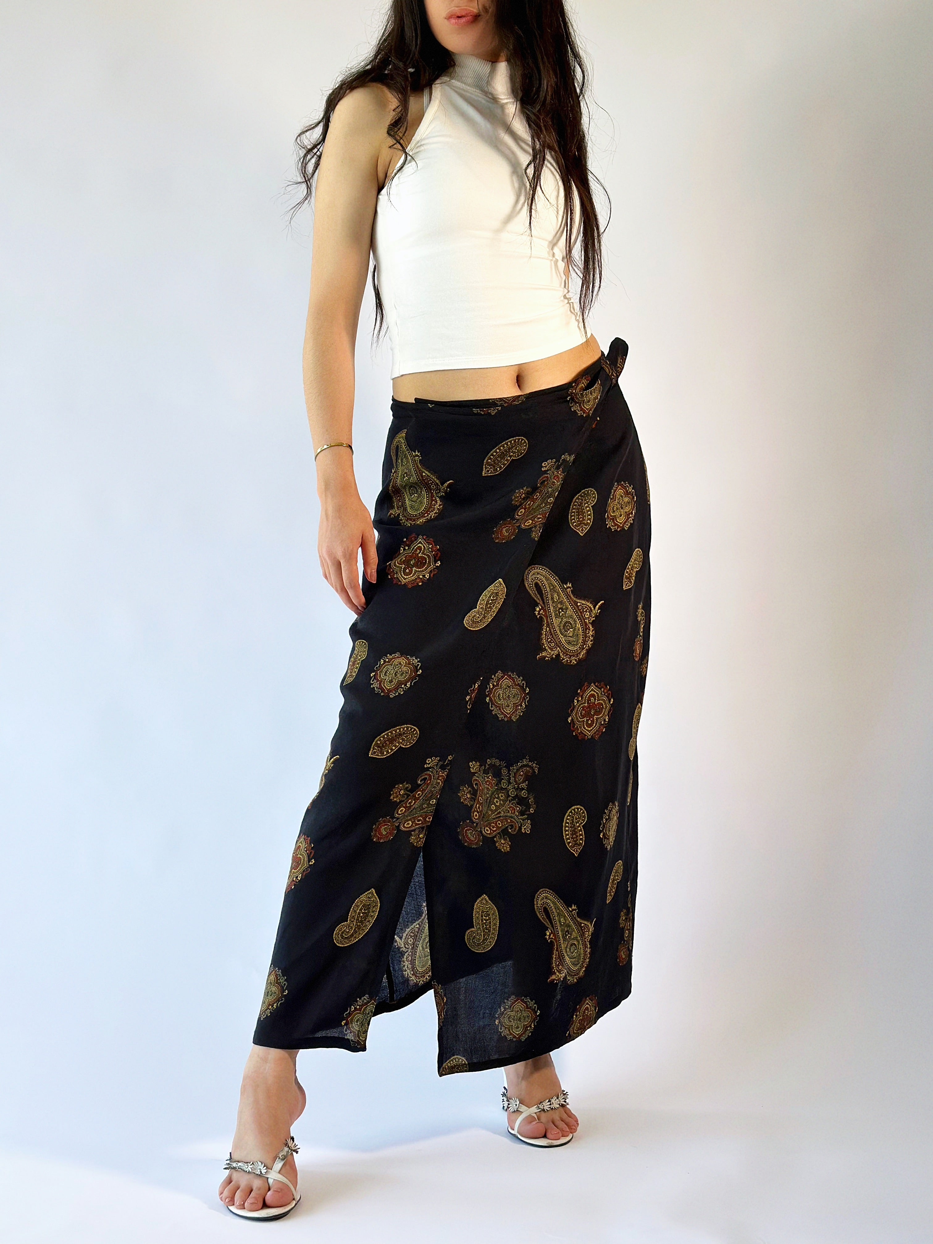 Wrap Long Skirt [M]