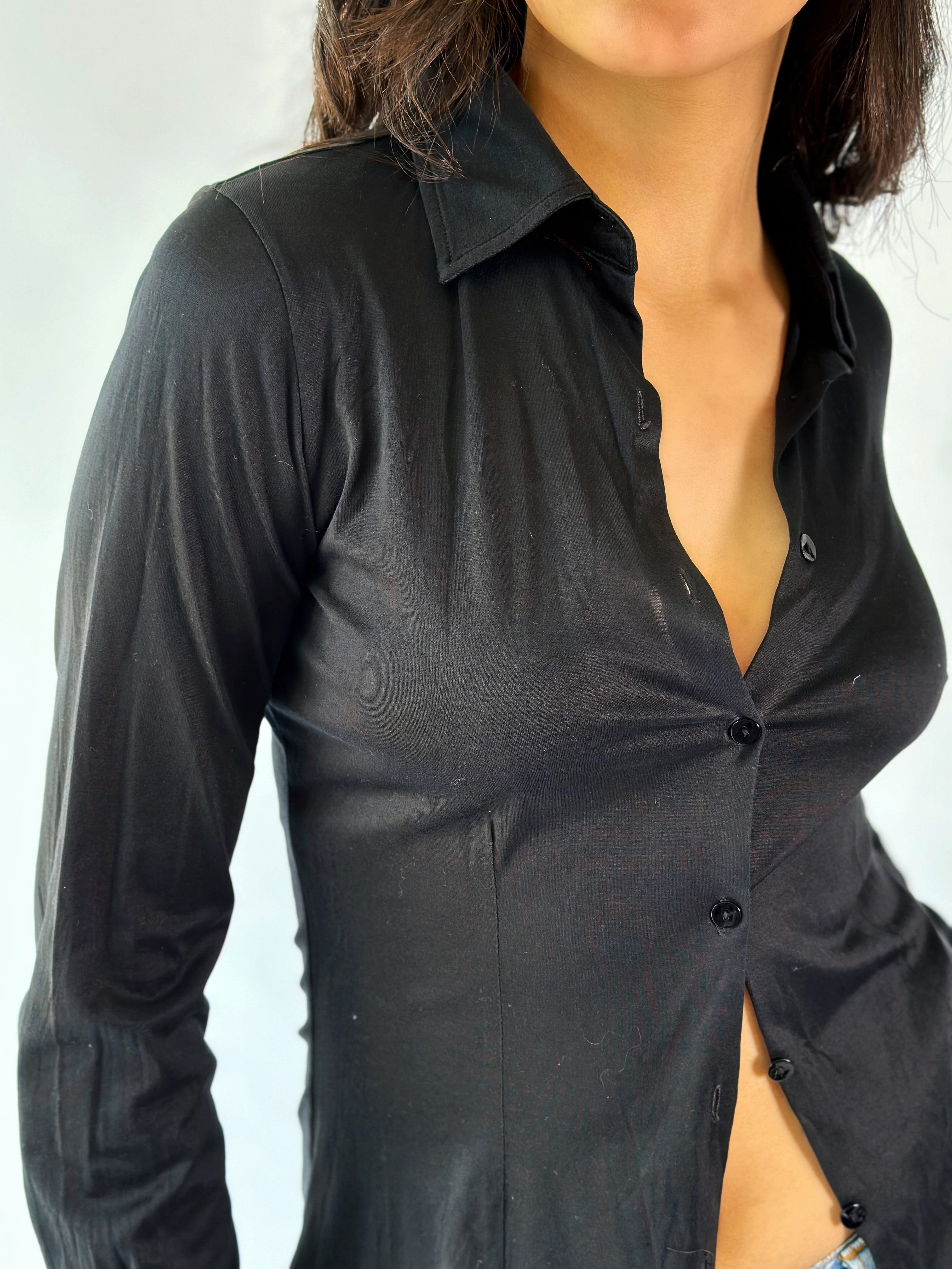 Chemise noire douce [S]