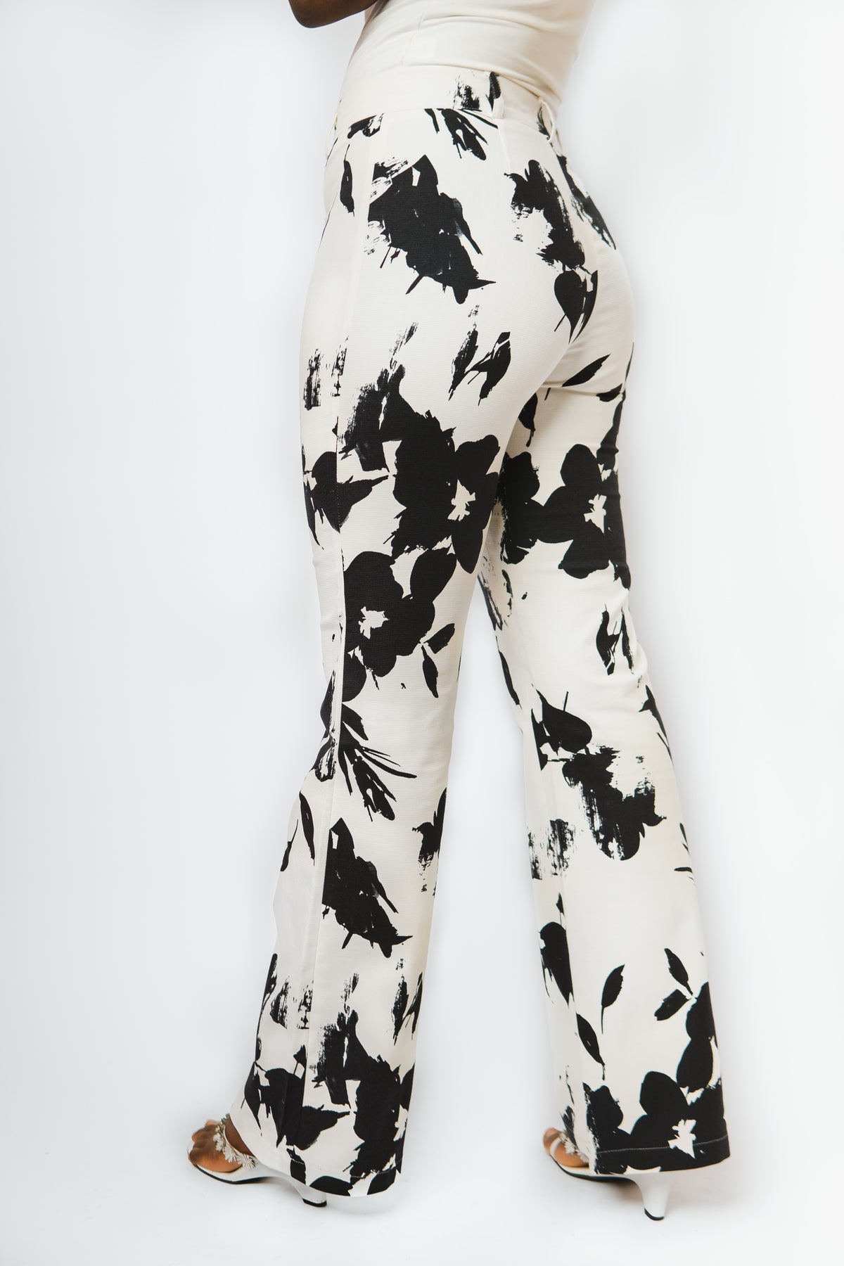 Pantalon rose noire