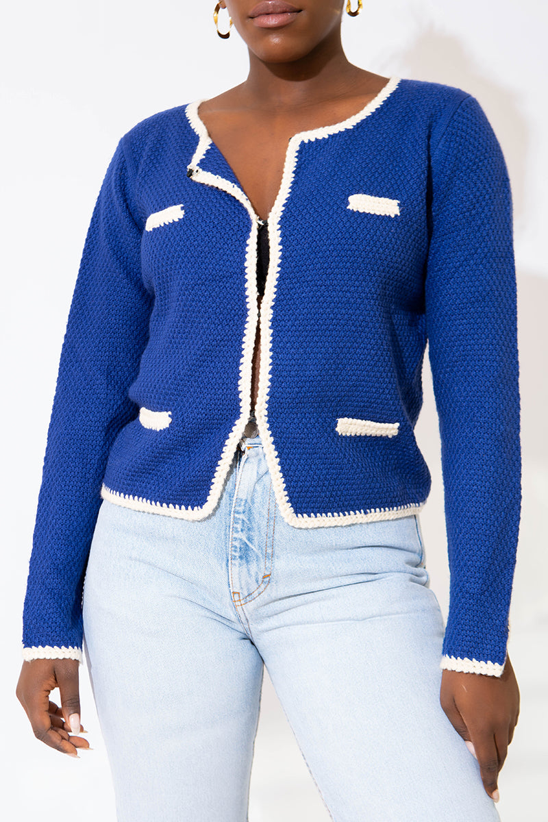 Knitted cardigan [L]