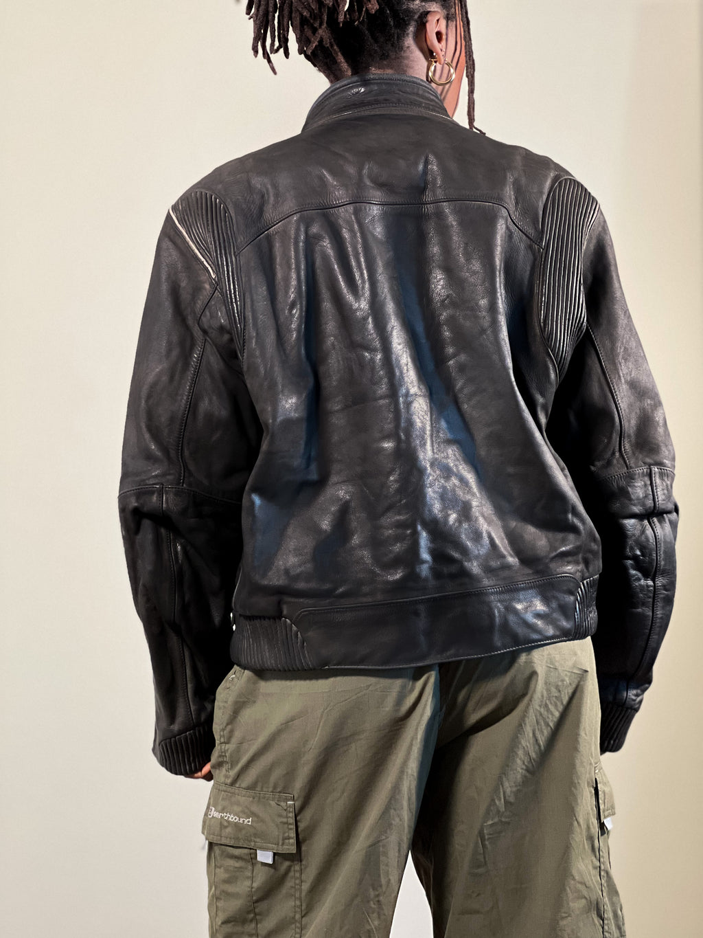 BMW leather Biker Jacket [M]