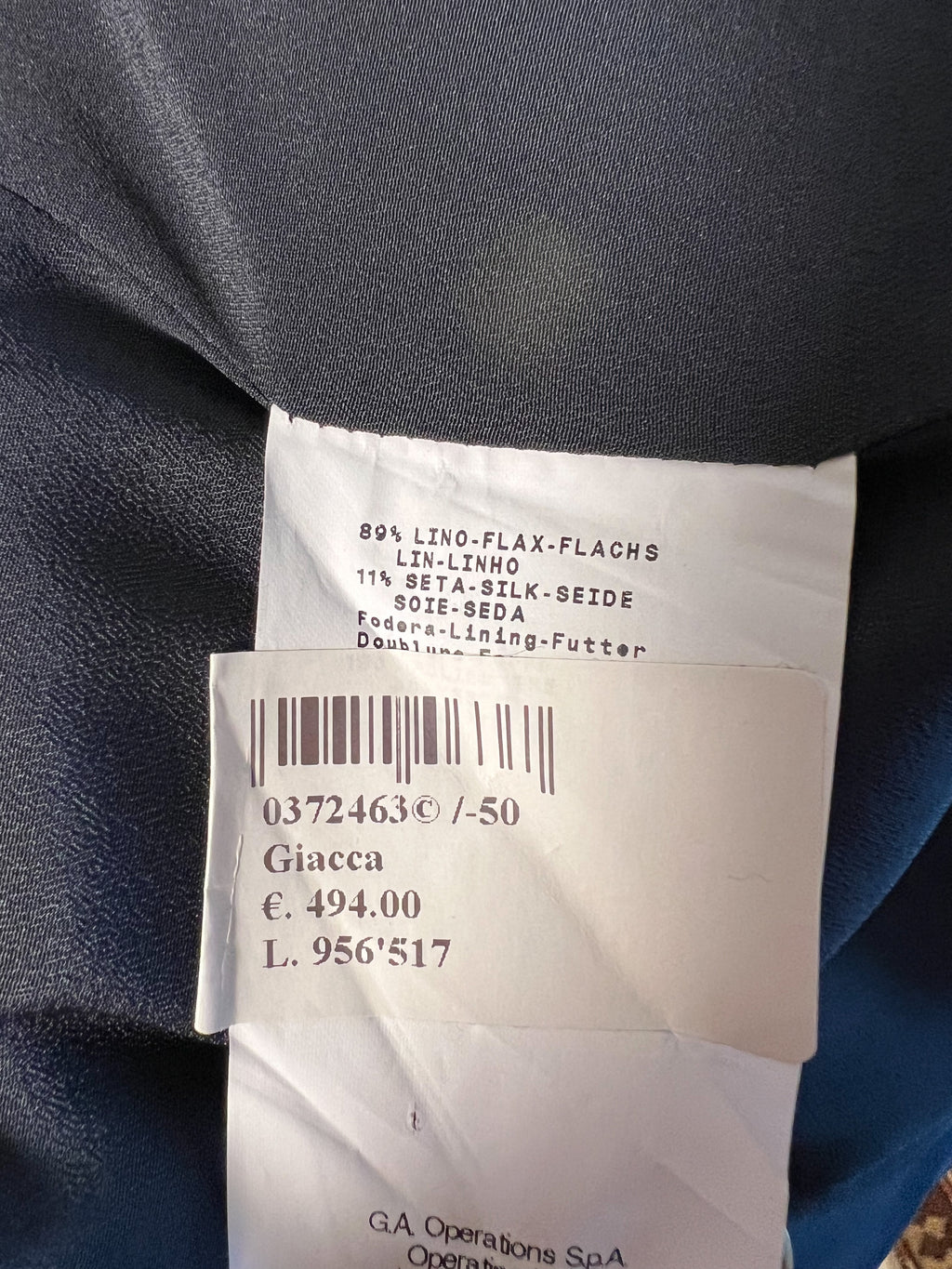Giorgio Armani Linen & Silk blazer [M]