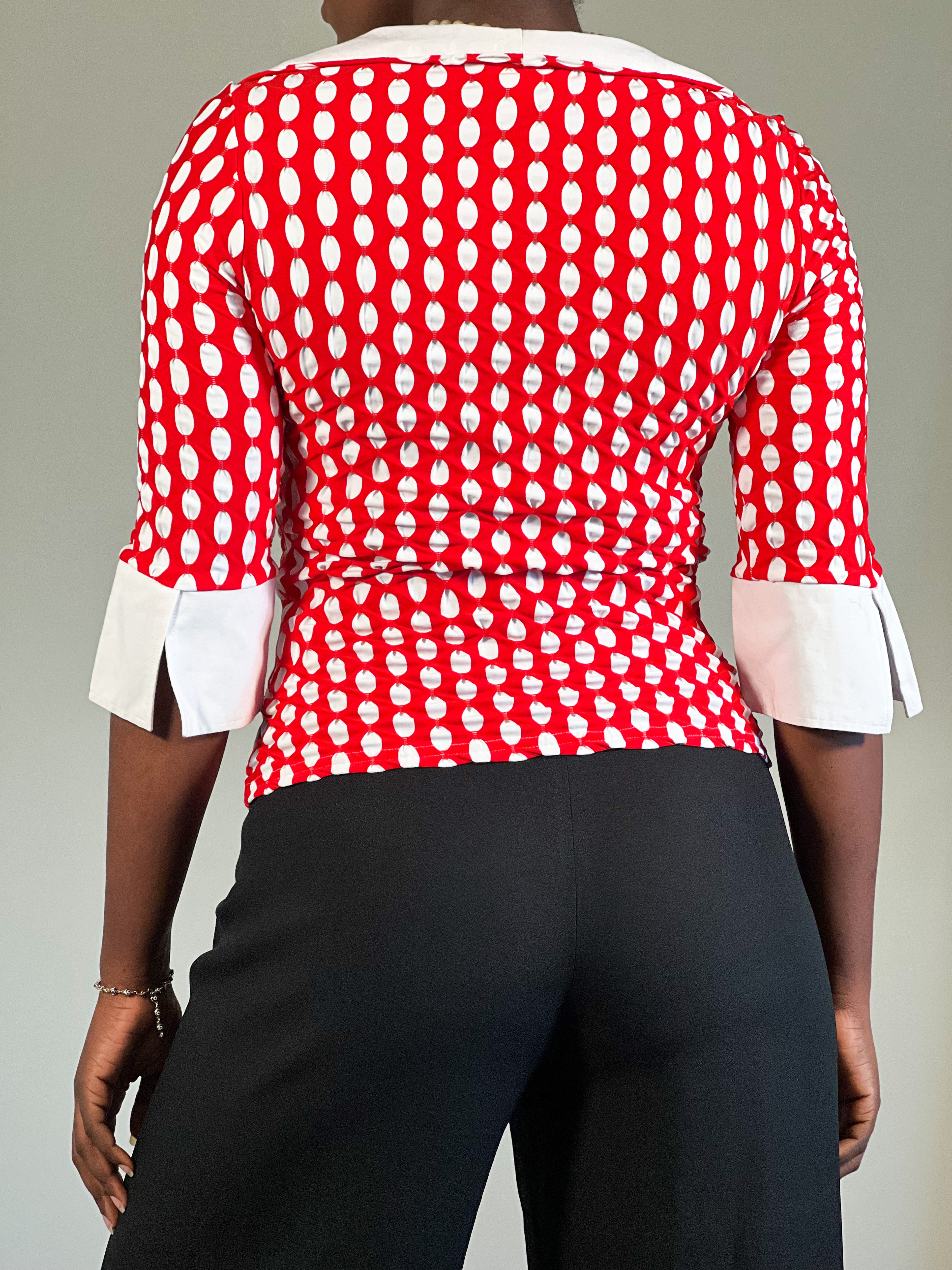 Red Polka Top [S/M]