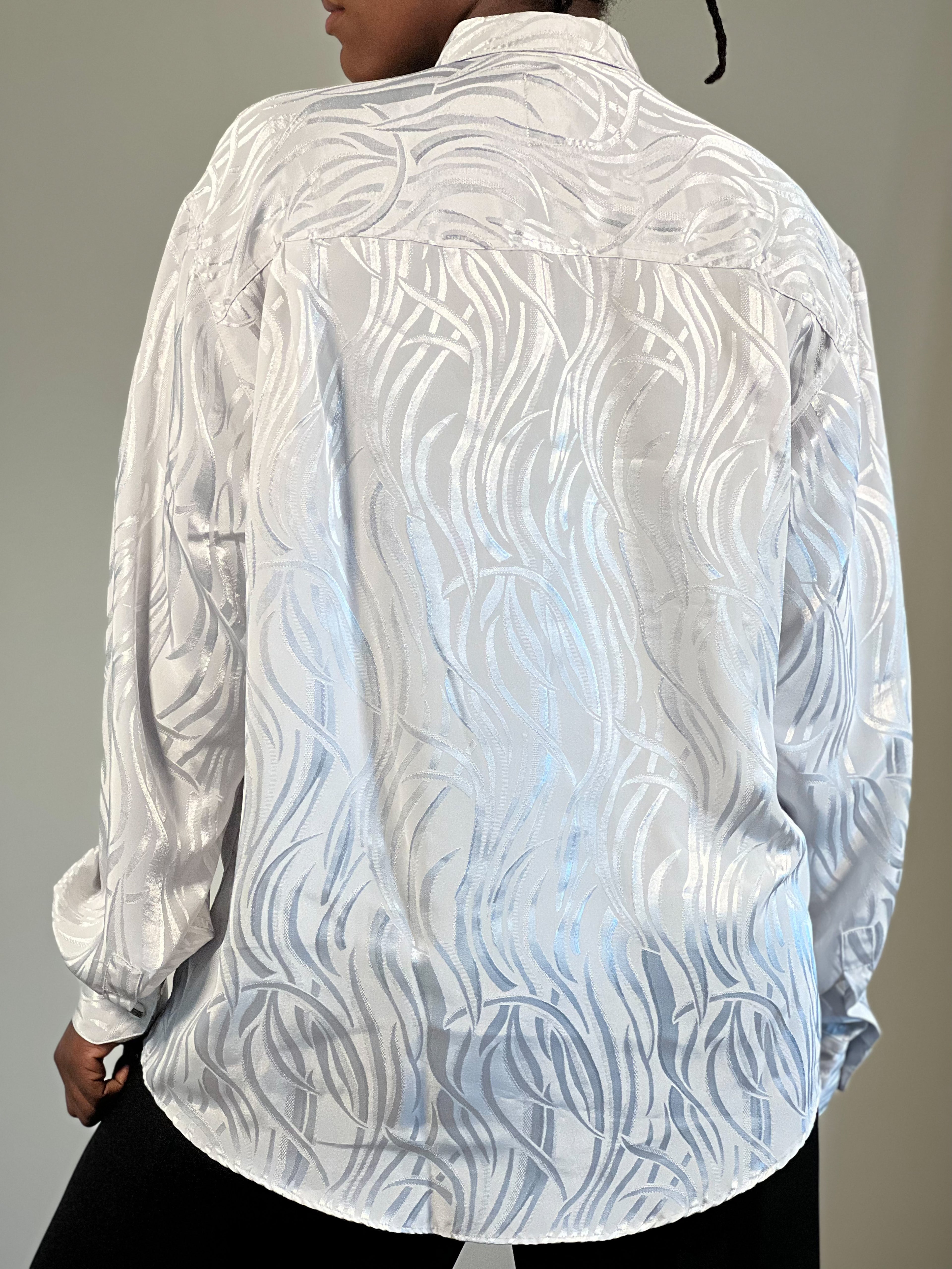 White Silver Shirt [L]
